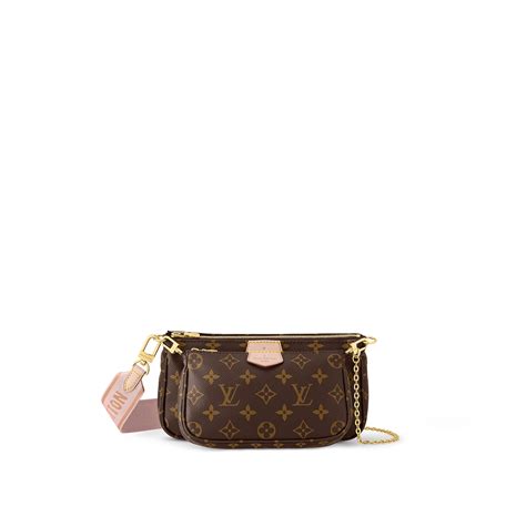 louis vuitton twice pochette monogram|Louis Vuitton multi pochette bag.